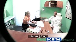 FakeHospital Doctor fucks his hot blonde bosses wife
